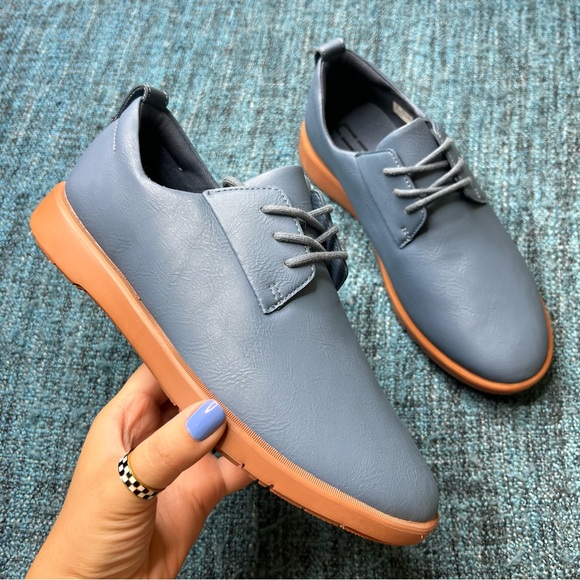 Ponto Footwear The Pacific Lightweight Casual Dress Shoes in Slate Blue - Picture 1 of 11